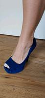 Königsblaue Highheels Eimsbüttel - Hamburg Stellingen Vorschau