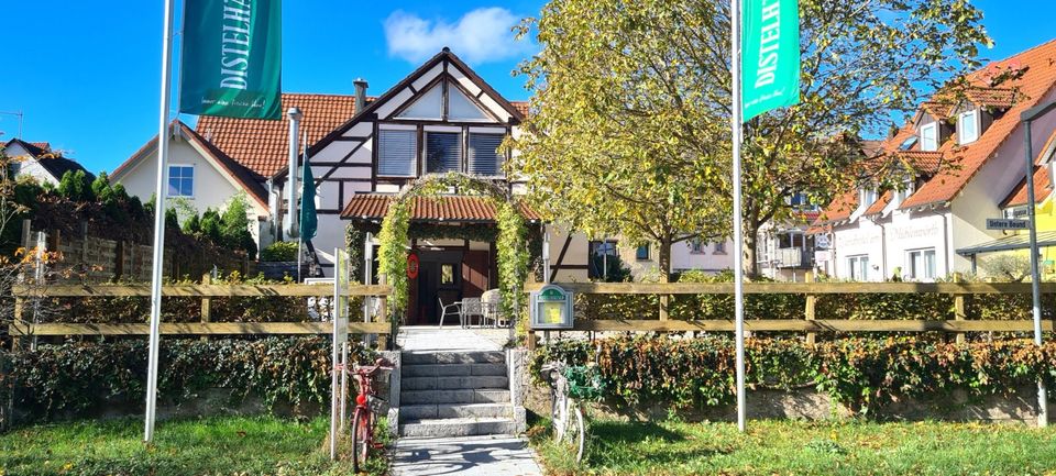 GROASMÜCKLE: Top frequentierter Biergarten am Radweg im lieblichen Taubertal mit Privatwohnung in Tauberbischofsheim