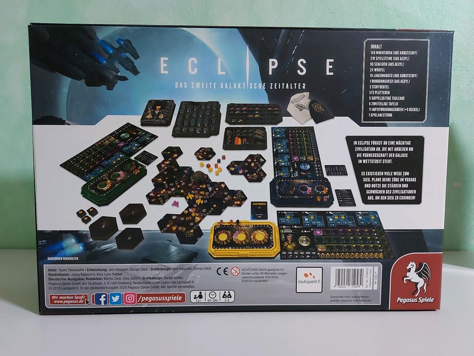 Eclipse second dawn deutsch Kickstarter Brettspiel in Geisenhausen