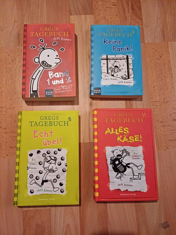 Gregs Tagebuch, Band 1+2 ,6, 8, 11, in Leipzig