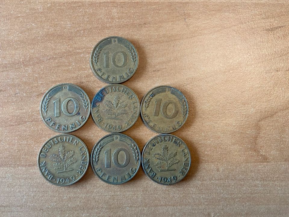 10 Pfennig - Bank Deutscher Länder - 1949 in Merseburg