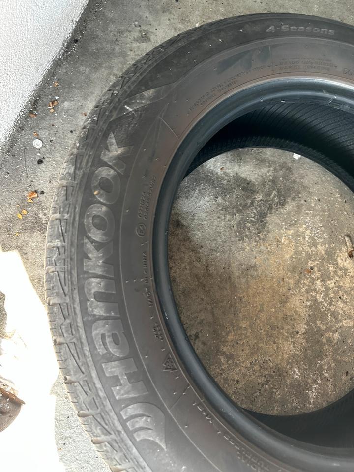 2 x Allwetterreifen 205/60 R16 Hankook 5mm Profil in Ennepetal