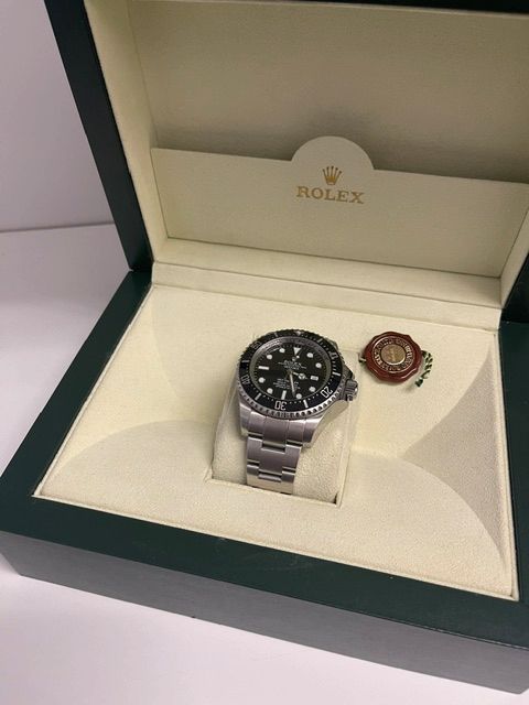 ROLEX SEA DWELLER DEEPSEA 116660 2013 BOX PAPERS ROLEX Service in Karlsruhe