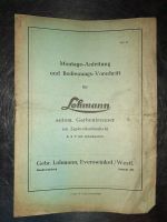 Lohmann Garbentrenner Montage-Anleitung und Bedienungsvorschrift Niedersachsen - Dörpen Vorschau