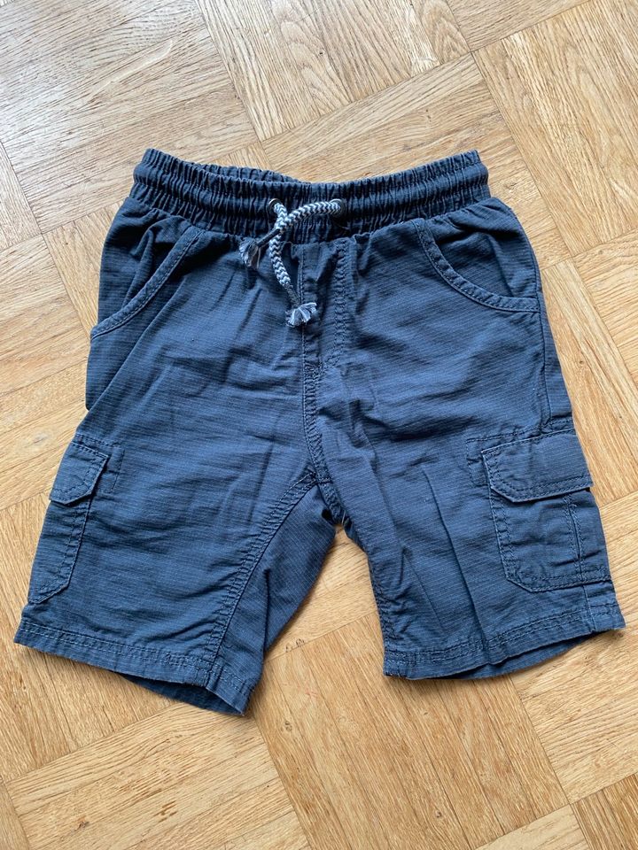 Shorts/kurze Hose - blau/grau - topomini - Gr.92 in Wentorf