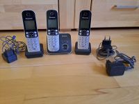 Panasonic Schnurlos-Telefon mit 3 Telefonen, Anrufbeantworter Niedersachsen - Ehrenburg Vorschau