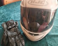 Motorradhelm für Frauen Größe S56 weiß HJC Helmet IS-16 Bayern - Kirchseeon Vorschau