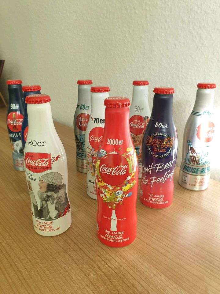 Coca Cola Edition Flaschen Metall geschlossen in Saalfeld (Saale)