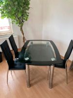 Esstisch aus Glas mit drei hochwertigen Stühlen Thüringen - St Gangloff Vorschau