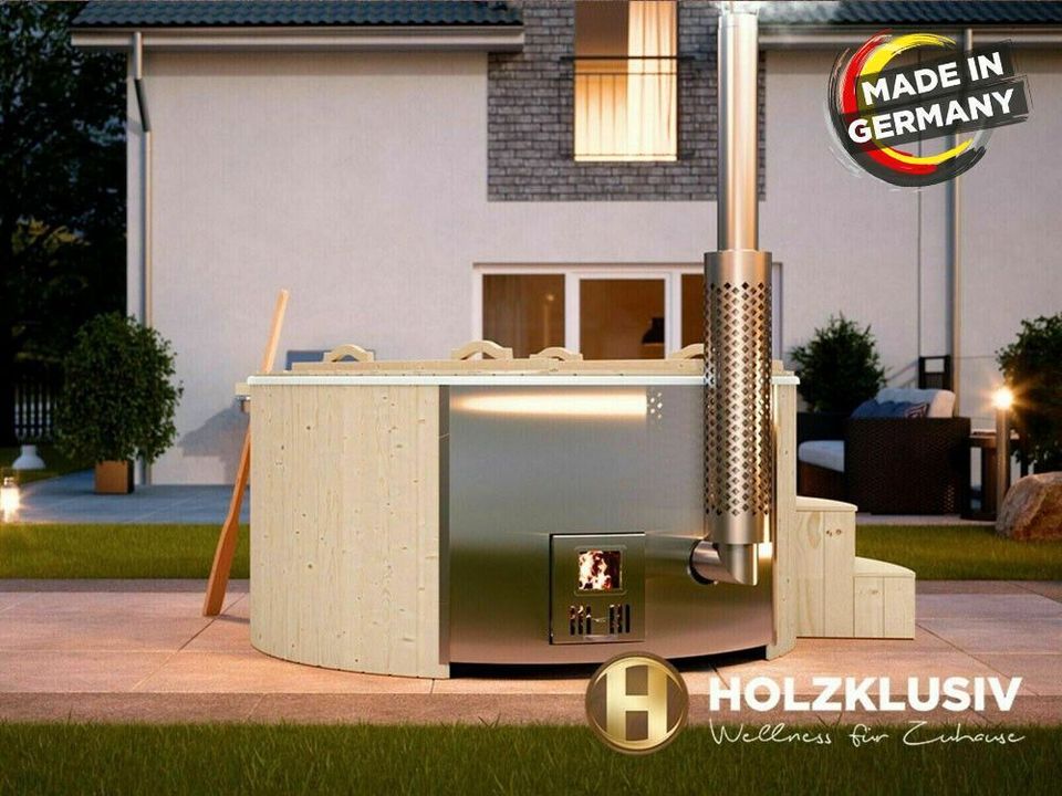 Hot Tub/Badefass Fichte Ø 180 mit Whirlpool-Funktion für 6 Pers. in Gummersbach