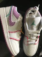 Nike Air Jordan 1 low White rush pink Rosa 38 Bordeaux West - Nied Vorschau