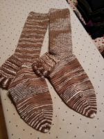 Socken selbstgestrickt braun/meliert neu Niedersachsen - Schöppenstedt Vorschau