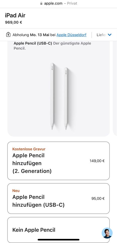 Ipad Air 5th Generation 256GB M1 + Apple Pencil +  (5 Monate Alt) in Hagen