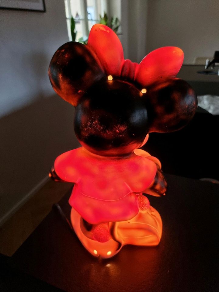 Disney Minnie Mouse Lampe Vintage alt Tennis rosa Maus Stehlampe in Dresden