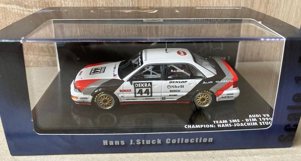 Audi V8 #44, DTM 1990, Champion H.J.Stuck; Minichamps 1/43! in Altomünster