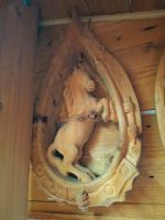 Schnitzereien Holzfigur Holzrelief Pferd Baden-Württemberg - Kernen im Remstal Vorschau