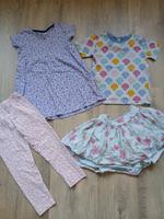 Sommerpaket Mädchen Gr. 104 Kleid Tshirt Rock Hose Alana Topolino Sachsen - Markkleeberg Vorschau