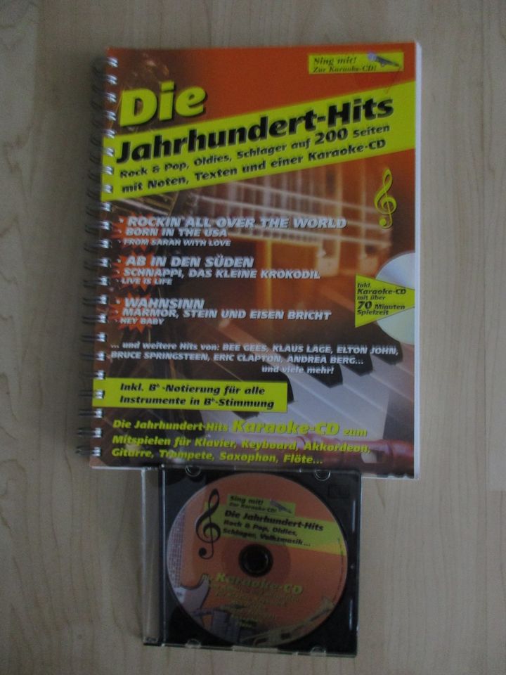 Die Jahrhundert-Hits Buch mit Karaoke-CD in Hattersheim am Main