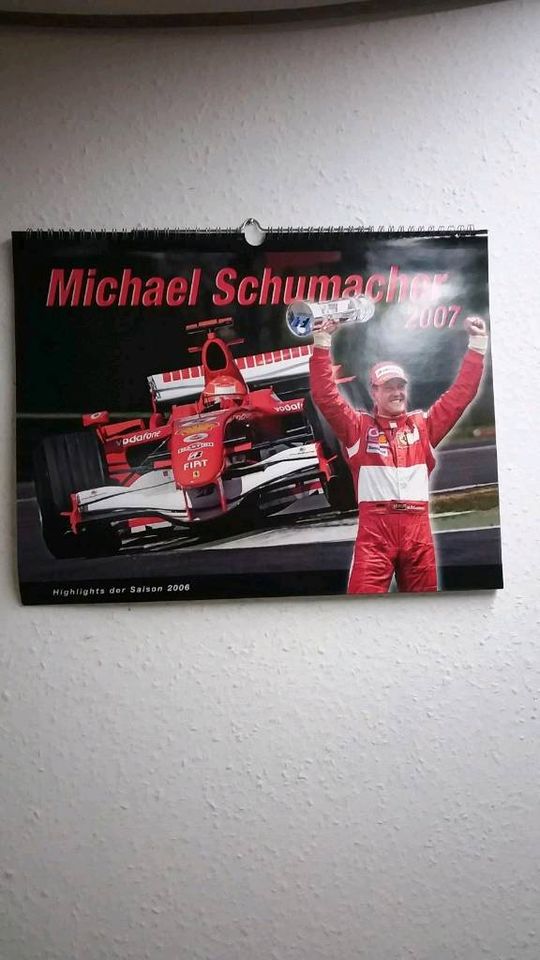 Schumacher Vettel Kalender 8Stk in Vogt