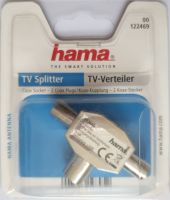 Hama Antenne TV-Verteiler / TV Splitter - 2 Koax-Stecker/Kupplung Hessen - Gießen Vorschau