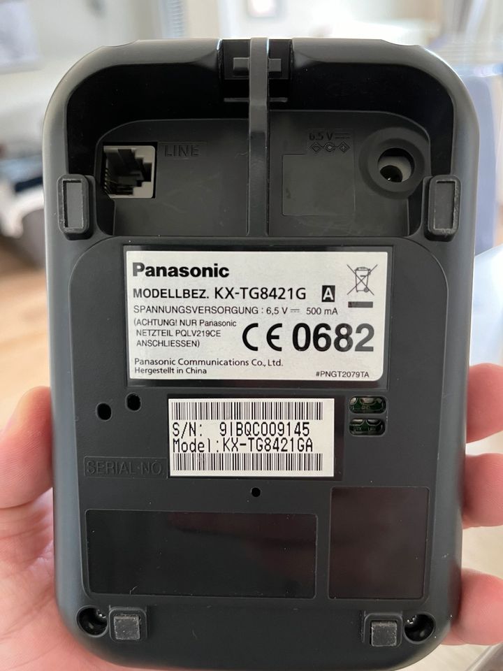 Analoges Telefon mit Anrufbeantworter Panasonic „KX-TG8421“ in Mainhausen