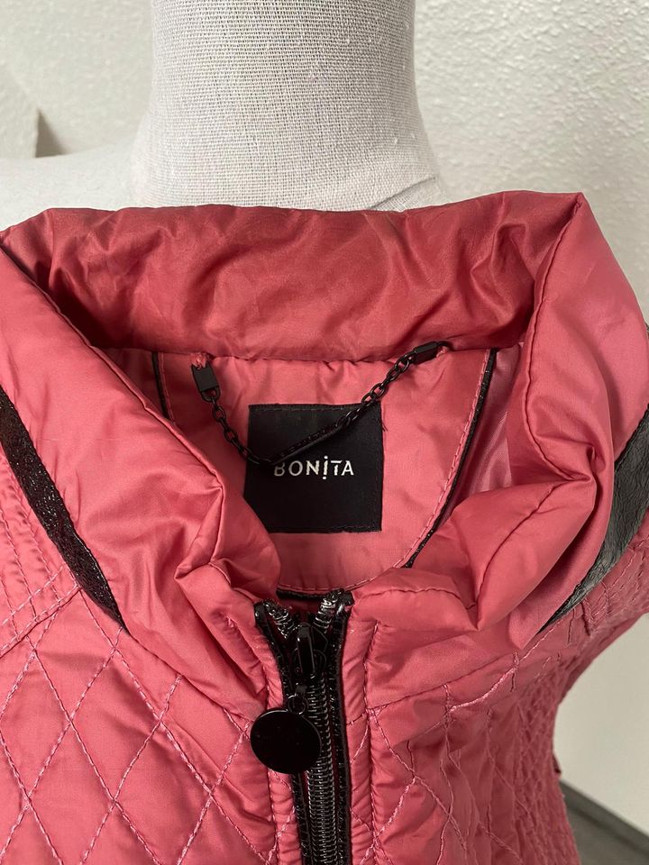 Rosa rote Bonita Weste Jacke Bluse Shirt Größe 40 ca. Grösse L in Attenkirchen