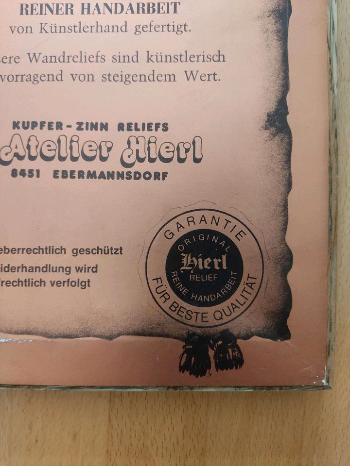 Bild Rothenburg ob der Tauber Relief aus Zinn HANDWERK in Kerpen