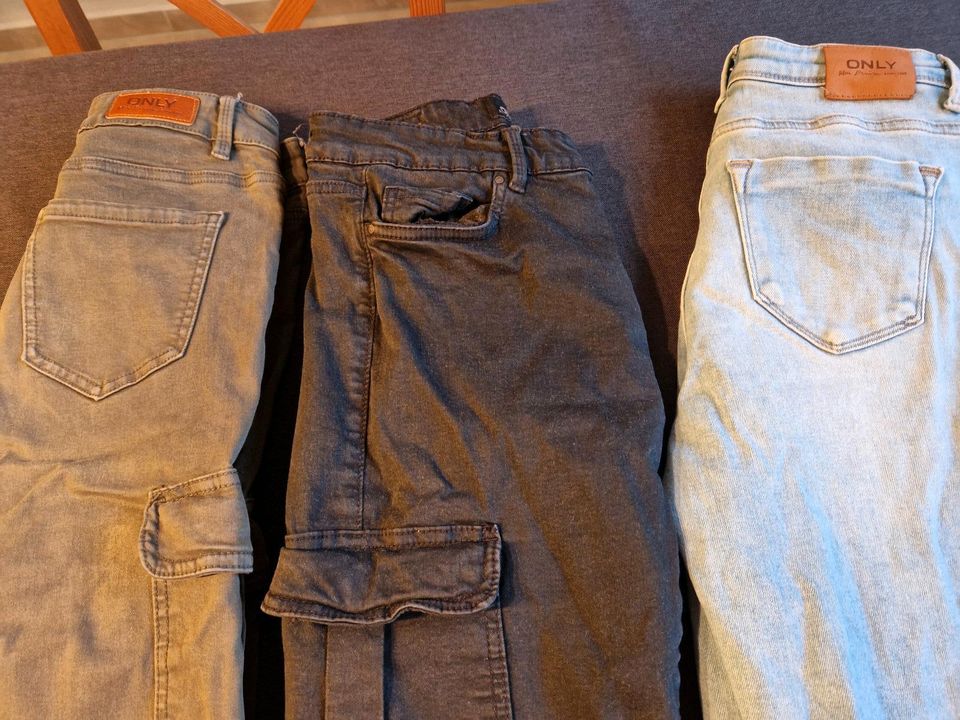 Only Jeans Hose Cargohose im Set Gr 36 Gr 28 in Meggerdorf