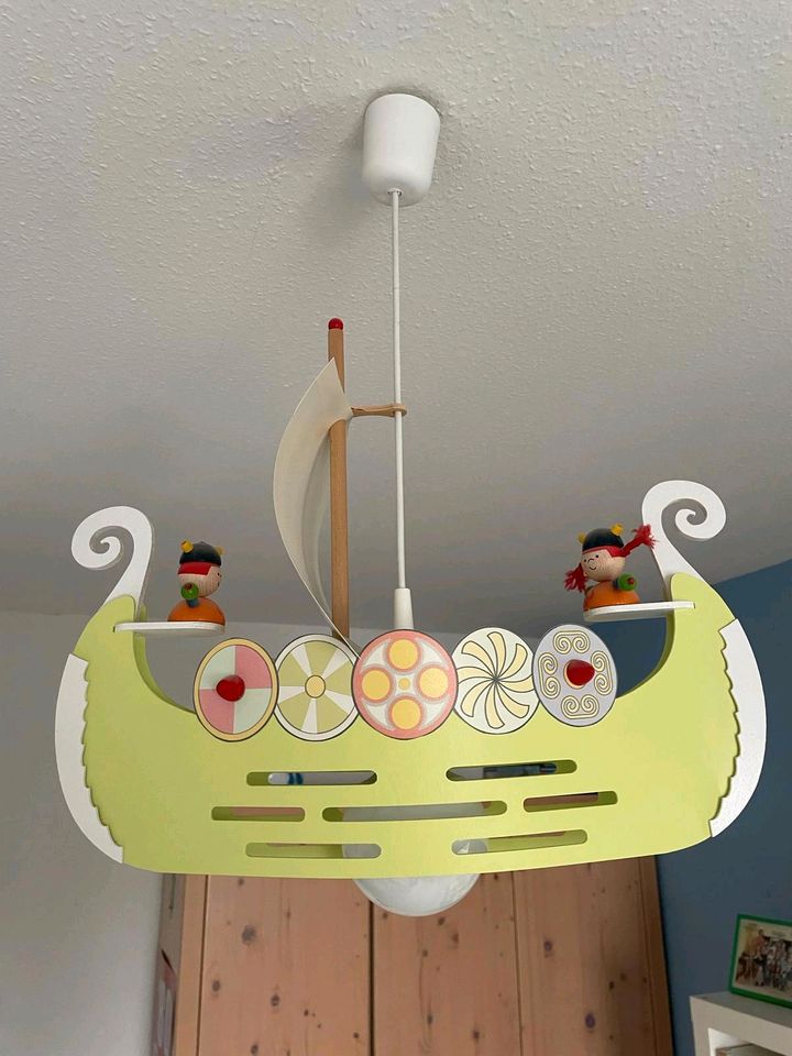 Elobra Kinderzimmerlampe Wickingerschiff in Gießen