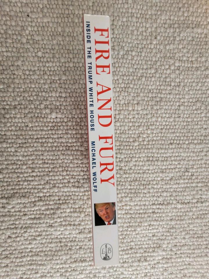Donald Trump, Fire And Fury, Michael Wolff, engl. Ausgabe in Leingarten