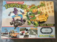 Scalextric TNMT Turtles Vintage Rennbahn „Turtle Power“ OVP 1991 Niedersachsen - Calberlah Vorschau