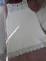 Longshirt cremeweiß Größe L/40 Lagenlook Bremen - Vegesack Vorschau