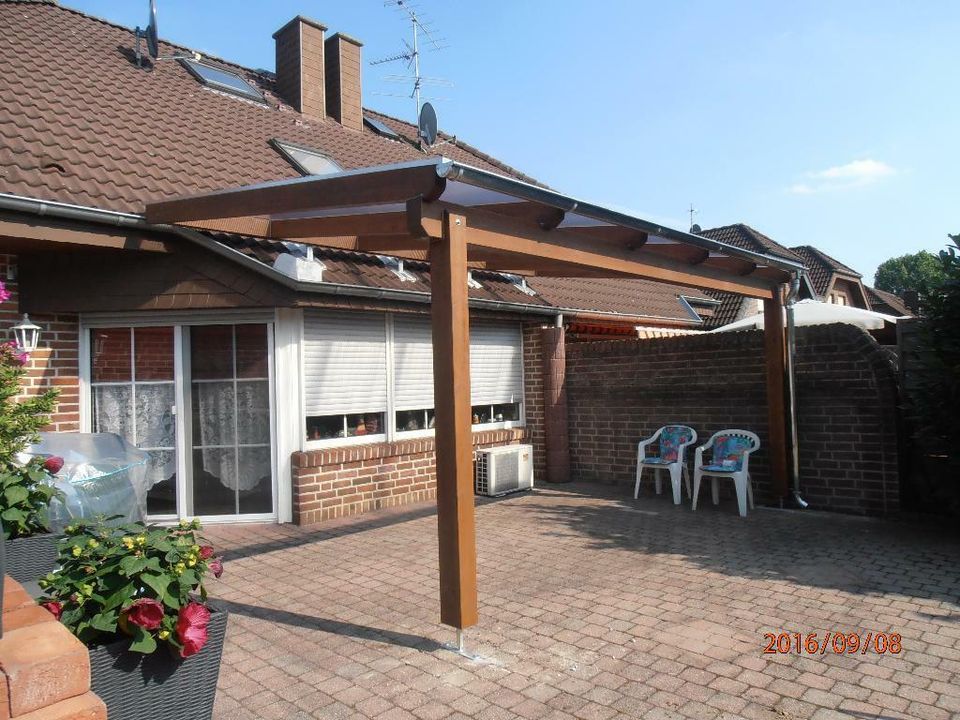 Terrassenüberdachung oder Carport 6 x 4 m Leimholz Stegplatten in Bergisch Gladbach