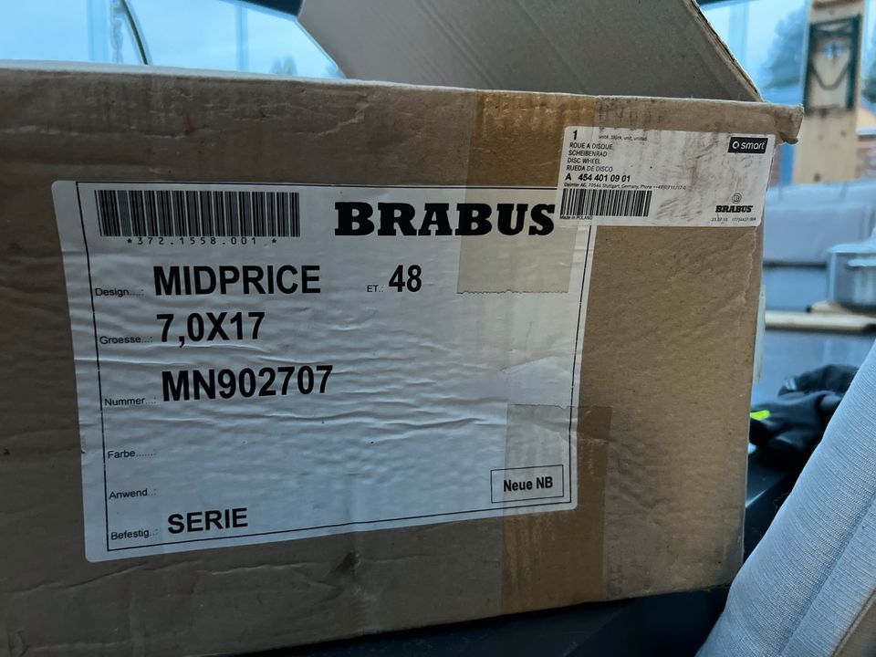 Brabus Alufelge Smart Forfour in Glinde