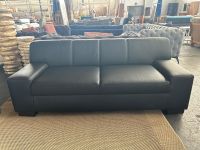 Sofa Couch 3-Sitzer schwarz Lederoptik Bielefeld - Bielefeld (Innenstadt) Vorschau