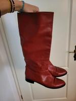 Vintage Leder Stiefel rot 40 Nordrhein-Westfalen - Gelsenkirchen Vorschau