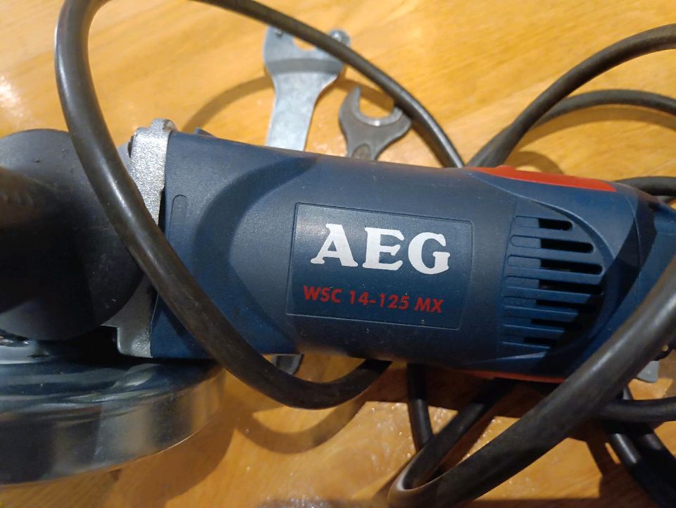 AEG Winkelschleifer WSC 14 - 125 MX in Herzogenrath