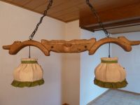 Ochsenjochlampe mit 2 Lampenschirmen Nordrhein-Westfalen - Lünen Vorschau