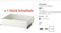 Ikea PAX komplement Schublade, weiß, 75x58 cm, fast neu München - Sendling Vorschau
