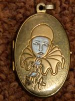 Medaillon Anhänger Gold 333 aufklappbar 2 Bilder Amulett für Dame Baden-Württemberg - Erbach Vorschau