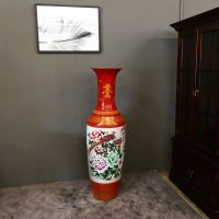 Monumentales Prunkgefäß Standvase Vase hochwert. China Porzellan Brandenburg - Beelitz Vorschau