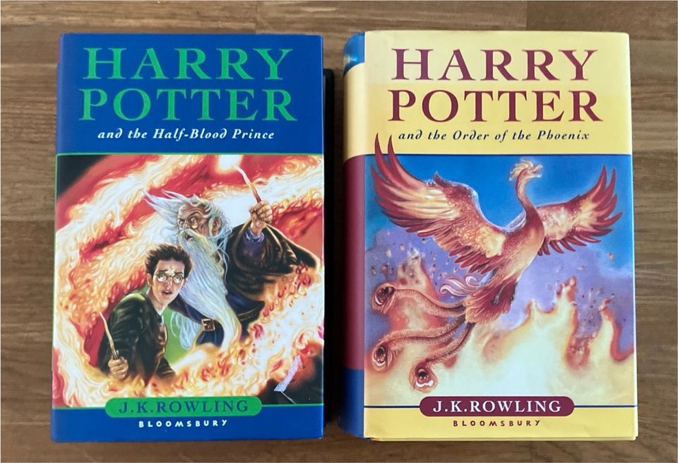 2 x Harry Potter Buch: Teil 5 und 6 (Englisch) in Berlin