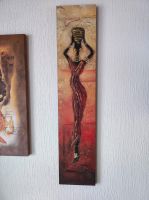Bild aus Holz afrikanische Frau Afrika Swarovski Strass Steine 3d Baden-Württemberg - Heddesheim Vorschau