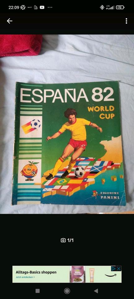 Panini WM 82 Espana WC 1982 Schlachtbilder in Hamburg