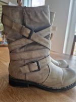 NEU Stiefel Gr. 40 beige geflamt Stiefelette Rostock - Krummendorf Vorschau