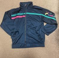 Fila Trainingsjacke Jacke Sportjacke blau vintage 90er XL XXL Essen - Stoppenberg Vorschau