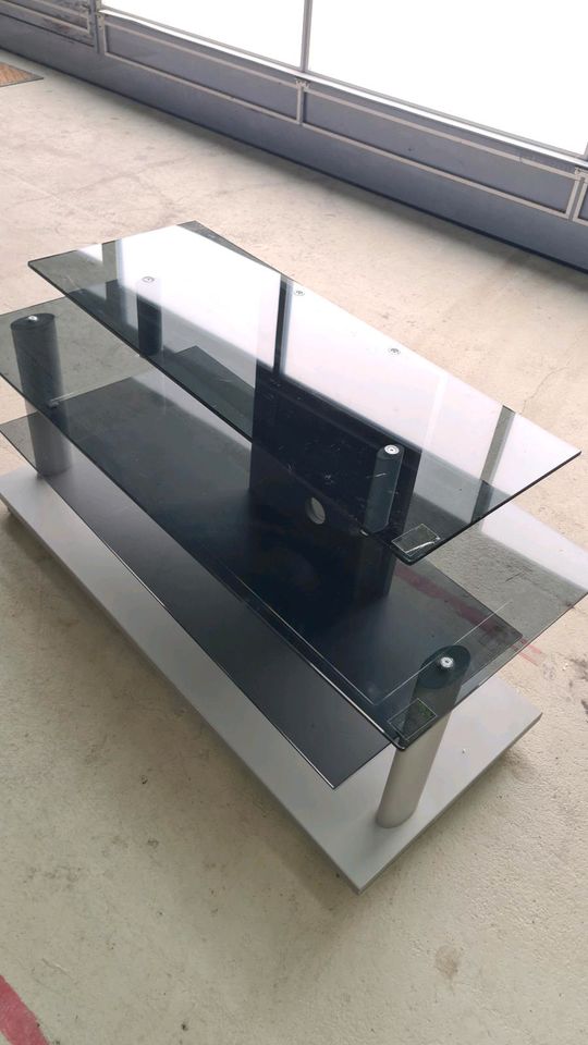 Tv Hifi Glas TV Schrank 109 cm x45 cm in Krefeld