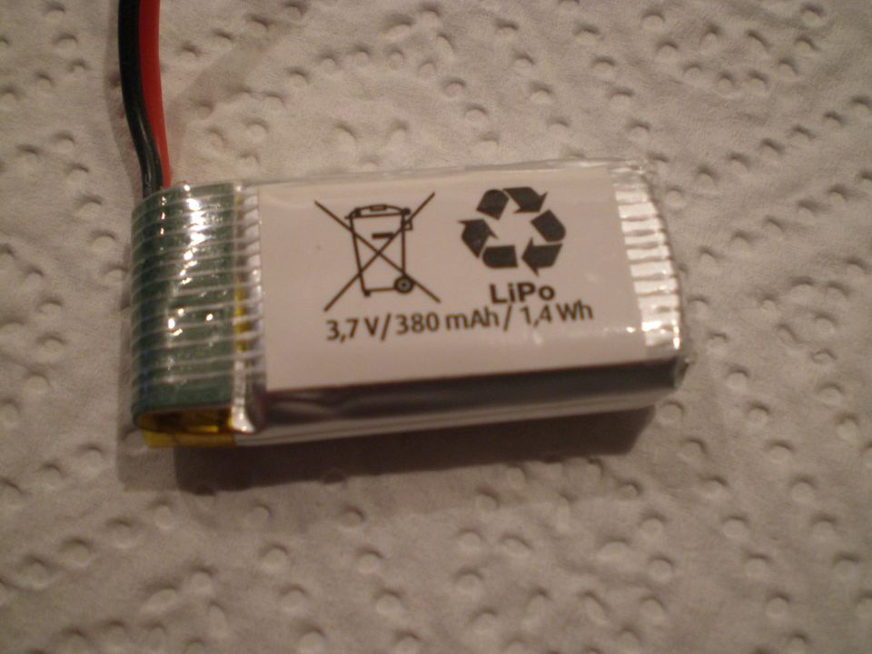 Akku *Lipo 3,7 V / 380 mAh / 1,4 Wh* Schon mal kurz gebraucht! in Harsewinkel