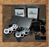 PLAYSTATION 2 "PS2 slim" silber komplett mit 2x Final Fantasy TOP Schleswig-Holstein - Wallsbüll Vorschau