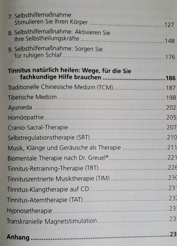 Buch TINNITUS NATÜRLICH HEILEN in Aschaffenburg